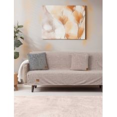 Ριχτάρι SAVANNA BEIGE PET 180 x 180 εκ. MADI |  Ριχτάρια στο espiti