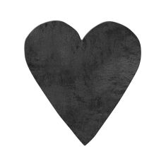 Παδικό Χαλί FEATHERY BLACK HEART 120 x 120 εκ. MADI |  Χαλιά Παιδικά στο espiti
