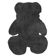 Παδικό Χαλί FEATHERY BLACK TEDDY BEAR 90 x 110 εκ. MADI |  Χαλιά Παιδικά στο espiti