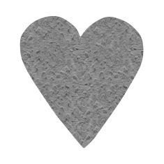 Παιδικό Χαλί GLACIAL GREY HEART 160 x 160 εκ. MADI |  Χαλιά Παιδικά στο espiti
