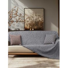 Ριχτάρι MOUVE GREY PET 180 x 340 εκ. MADI |  Ριχτάρια στο espiti