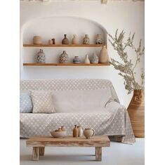 Ριχτάρι DOMINOR BEIGE Βαμβάκι 170 x 300 εκ. MADI |  Ριχτάρια στο espiti