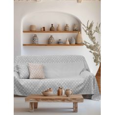Ριχτάρι DOMINOR GREY Βαμβάκι 170 x 300 εκ. MADI |  Ριχτάρια στο espiti