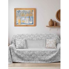 Ριχτάρι VELRION GREY Βαμβάκι 170 x 250 εκ. MADI |  Ριχτάρια στο espiti