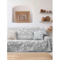 Ριχτάρι WARMORA GREY Βαμβάκι 170 x 300 εκ. MADI |  Ριχτάρια στο espiti