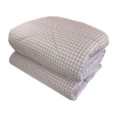 Πάπλωμα Υπέρδιπλο 220x240 Pied De Poule Dusty Rose Astron Italy |  Παπλώματα Υπέρδιπλα στο espiti