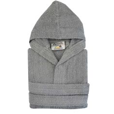 Παιδικό Μπουρνούζι Grey - 6-8 Astron Italy |  Μπουρνούζια Παιδικά στο espiti