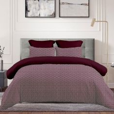 Σεντόνι Με Λάστιχο (160x200+30) Boho Red Wine Astron Italy |  Σεντόνια Μονά / Ημίδιπλα στο espiti