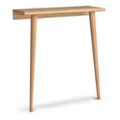 Κονσόλα επιτοίχια Fiona Megapap από μελαμίνη χρώμα oak 60x22x73εκ. |  Συρταριέρες -Κονσόλες στο espiti