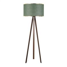 Φωτιστικό δαπέδου Rosling Megapap Mdf/ύφασμα Pvc χρώμα καρυδί/κυπαρισσί 38x21x140εκ. |  Δαπέδου στο espiti