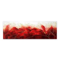 Πίνακας σε καμβά "Red Passion" Megapap ψηφιακής εκτύπωσης 120x40x3εκ. |  Πίνακες στο espiti