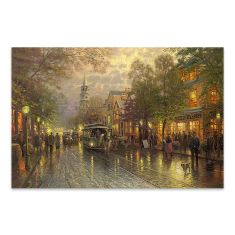 Πίνακας σε καμβά "Wet Streets" Megapap ψηφιακής εκτύπωσης 75x50x3εκ. |  Πίνακες στο espiti