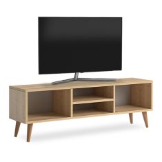 Έπιπλο τηλεόρασης Loren Megapap από μελαμίνη χρώμα oak 120x30x40εκ. |  Έπιπλα τηλεόρασης στο espiti