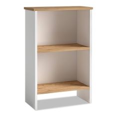 Βιβλιοθήκη μελαμίνης Flora Megapap χρώμα white - oak 52x25x80εκ. |  Βιβλιοθήκες στο espiti