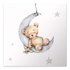 Πίνακας σε καμβά "Baby Bear" Megapap ψηφιακής εκτύπωσης 40x40x3εκ. |  Πίνακες στο espiti