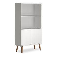 Βιβλιοθήκη μελαμίνης Cube Megapap χρώμα λευκό 60x24x110εκ. |  Βιβλιοθήκες στο espiti