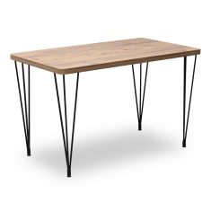 Τραπέζι Roger Megapap Mdf - μεταλλικό χρώμα ακακίας 120x70x75εκ. |  Τραπέζια στο espiti