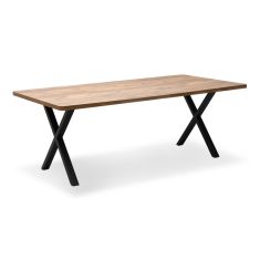 Τραπέζι Jeremy Megapap Mdf - μεταλλικό χρώμα ακακίας 200x100x75εκ. |  Τραπέζια στο espiti