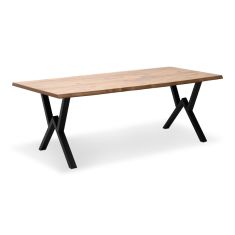 Τραπέζι Walter Megapap Mdf - μεταλλικό χρώμα ακακίας 200x100x75εκ. |  Τραπέζια στο espiti