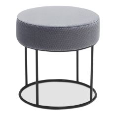 Σκαμπώ Moon Megapap υφασμάτινο χρώμα γκρι 40x40x40εκ. |  Σκαμπώ στο espiti