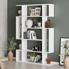 Βιβλιοθήκη μελαμίνης Mito Megapap χρώμα λευκό 108x25x161εκ. |  Βιβλιοθήκες στο espiti