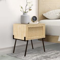 Κομοδίνο μελαμίνης Naive Megapap χρώμα φυσικό οξιάς 48x34x51εκ. |  Κομοδίνα στο espiti
