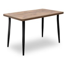 Τραπέζι Levico Megapap Mdf - μεταλλικό χρώμα ακακίας 120x70x75εκ. |  Τραπέζια στο espiti