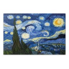Πίνακας σε καμβά "Starry Night" Megapap ψηφιακής εκτύπωσης 100x70x3εκ. |  Πίνακες στο espiti