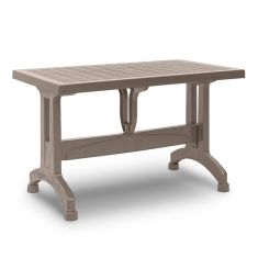 Τραπέζι πολυπροπυλενίου Callan Megapap χρώμα cappuccino 120x70x73εκ. |  Τραπέζια κήπου στο espiti