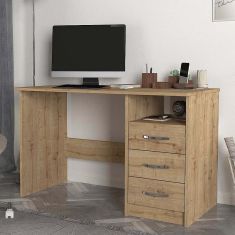 Γραφείο εργασίας Eldoris Megapap από μελαμίνη χρώμα sapphire oak 120x60x75εκ. |  Γραφεία στο espiti