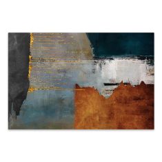 Πίνακας σε καμβά "Abstract Retro" Megapap ψηφιακής εκτύπωσης 140x70x3εκ. |  Πίνακες στο espiti