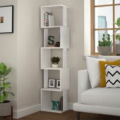 Βιβλιοθήκη Piri Megapap από μελαμίνη χρώμα λευκό 35x30x161εκ. |  Βιβλιοθήκες στο espiti