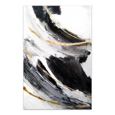 Πίνακας σε καμβά "Golden And Silver Reflections" Megapap ψηφιακής εκτύπωσης 70x100x3εκ. |  Πίνακες στο espiti