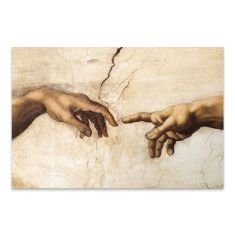 Πίνακας σε καμβά "The Creation of Adam" Megapap ψηφιακής εκτύπωσης 125x80x3εκ. |  Πίνακες στο espiti