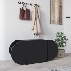 Παπουτσοθήκη Pozy Megapap χρώμα black bute 110x40,4x50εκ. |  Παπουτσοθήκες στο espiti