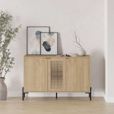 Μπουφές Naive Megapap χρώμα sapphire oak 126x40x80εκ. |  Μπουφέδες στο espiti