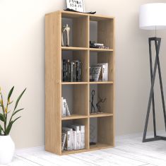 Βιβλιοθήκη Anser Megapap χρώμα φυσικό οξιάς 69,8x29x142εκ. |  Βιβλιοθήκες στο espiti