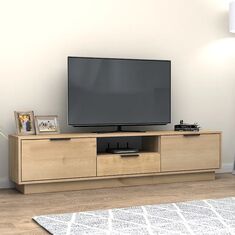 Έπιπλο τηλεόρασης Mensa Megapap χρώμα φυσικό οξιάς 180x35x43cm. |  Έπιπλα τηλεόρασης στο espiti