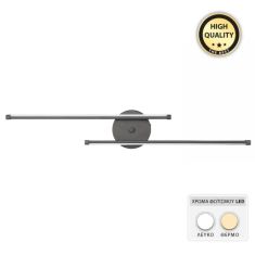 Απλίκα τοίχου Led Frode Megapap μεταλλική χρώμα μαύρο 70x10x10εκ. |  Απλίκες στο espiti