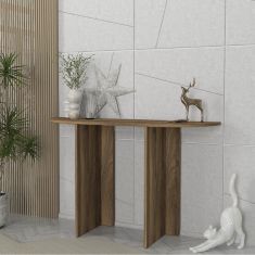 Κονσόλα Cortado Megapap χρώμα καρυδί 120x35x75εκ. |  Συρταριέρες -Κονσόλες στο espiti