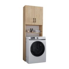 Έπιπλο πλυντηρίου Holton Megapap χρώμα sapphire oak 65,5x30x180εκ. |  Σετ Μπάνιου στο espiti
