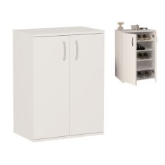 Παπουτσοθήκη - Ντουλάπι Manolo Megapap χρώμα λευκό 60x38x81,4εκ. |  Παπουτσοθήκες στο espiti