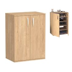 Παπουτσοθήκη - Ντουλάπι Manolo Megapap χρώμα sapphire oak 60x38x81,4εκ. |  Παπουτσοθήκες στο espiti