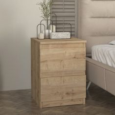 Κομοδίνο Breve Megapap χρώμα sapphire oak 39,8x41,8x55εκ. |  Κομοδίνα στο espiti