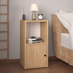 Κομοδίνο Vito Megapap χρώμα sapphire oak 34x30x66,4εκ. |  Κομοδίνα στο espiti