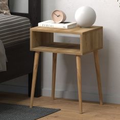Κομοδίνο Fiona Megapap χρώμα pine oak 45x30x58εκ. |  Κομοδίνα στο espiti