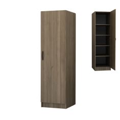 Ντουλάπα ρούχων Victoria Megapap μονόφυλλη χρώμα καρυδί 50x60x181εκ. |  Ντουλάπες ρούχων στο espiti