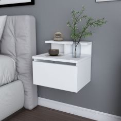Κομοδίνο επιτοίχιο Arsen Megapap χρώμα λευκό 39,8x31,9x35εκ. |  Κομοδίνα στο espiti