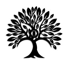 Απλίκα τοίχου Tree Megapap E27 μεταλλική χρώμα μαύρο 50x9x46εκ. |  Επιπλα στο espiti