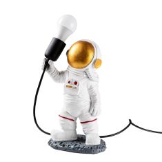 Φωτιστικό επιτραπέζιο Astronaut Megapap E27 πολυεστερικό χρώμα λευκό 20x15x32εκ. |  Επιτραπέζια στο espiti